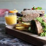 Triple Sandwich Zalm en Tonijnsalade